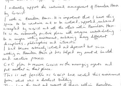 Letter of Support