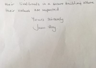Letter of Support