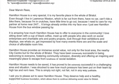 Letter of Support